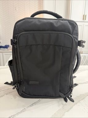 LOVEVOOK Travel Laptop Backpack Overnight Weekender Black Gray